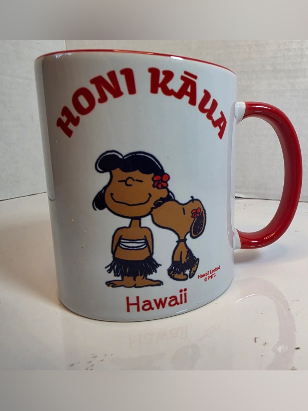 Peanuts Snoopy Hawaii Mug Honi Kaua